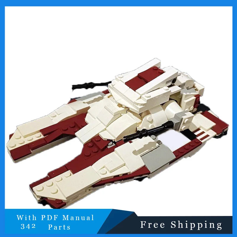 

342 детали, серия Star Battle, крутой истребитель, танк, технология, кирпичи, строительные блоки, модель для взрослых, сделай сам, сборная игрушка, подарок на день рождения