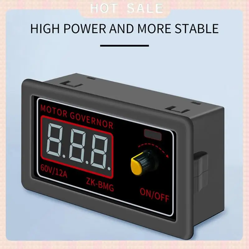 24-Hour Delivery PWM DC Motor Speed Controller Motor Fan Controller With Display Motor Controller 9-60V/12A /500W