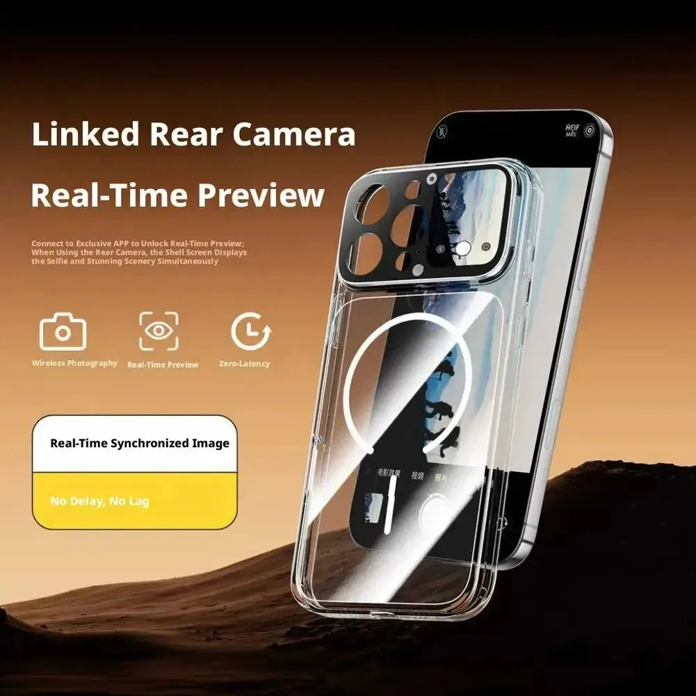 2026 New Dynamic Intelligent Screen Phone Protective Case Photo Transfer Video Playback Touch Screen for iPhone 16 Pro Max view 6