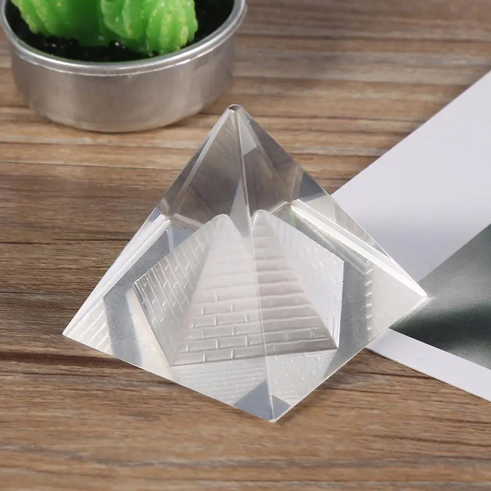 Heimdekoration, antikes Gebäudemodell, Reiki-Chakra, Heilung, Schnitzerei, Stereo-Pyramide, Kristallpyramide, Pyramide, Dekor, Ägypten-Pyramide