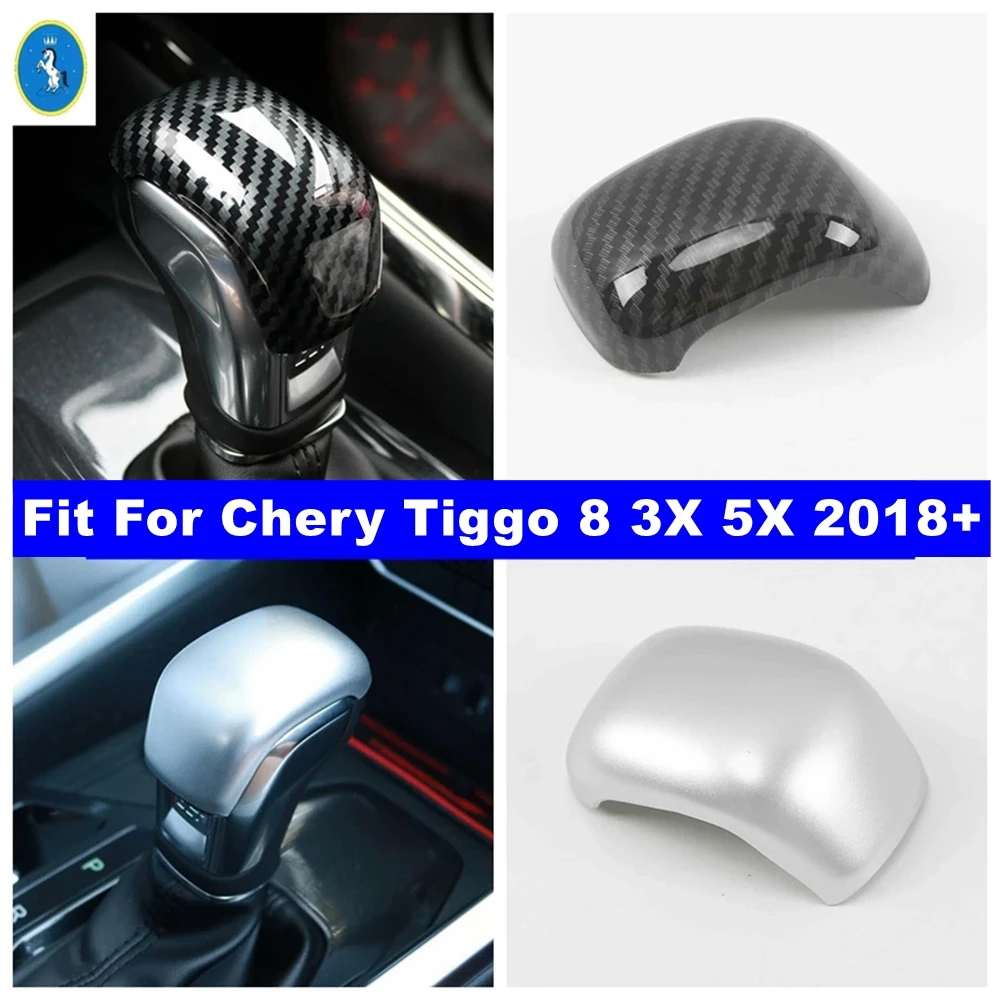 

Car Transmission Gear Shift Shifter Knob Gear Head Handle Decor Cover Trim Accessories For Chery Tiggo 8 / 3X / 5X 2018 - 2021