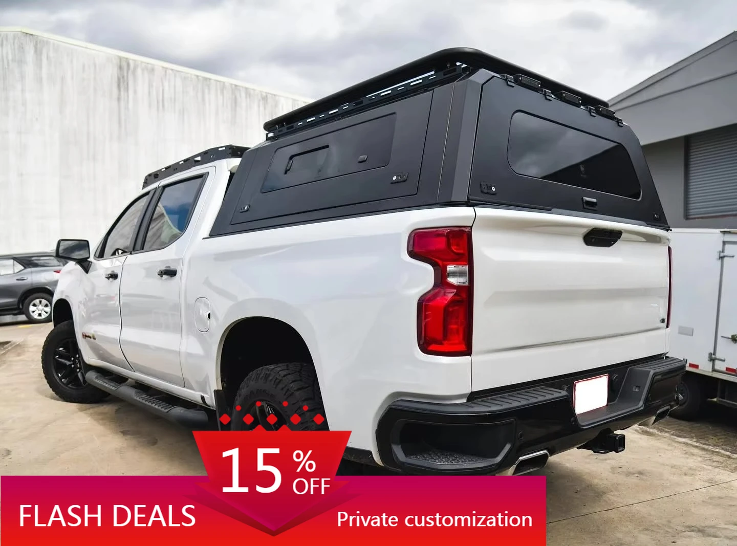 

Legendary Auto Parts Factory Direct Hot Selling Hard Top Water Proof Aluminum Canopy for silverado 2022+