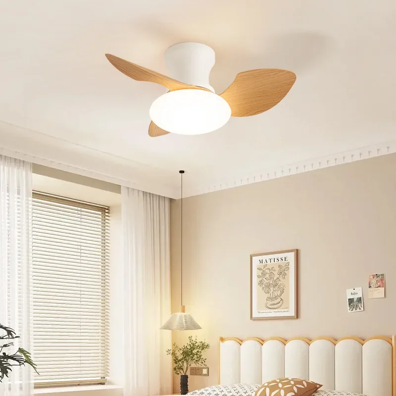 Bedroom fan light frequency conversion mini ultra-thin ceiling fan light frequency conversion ceiling fan light