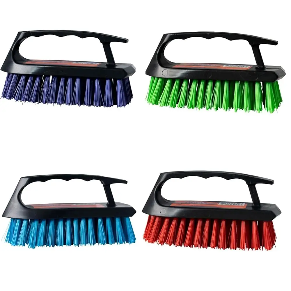 

Multipurpose Scrub Brush, Heavy Duty All Purpose Scrub Brush for Cleaning Bathroom, Shower, Decks, Floor, Tile, Grout and Co