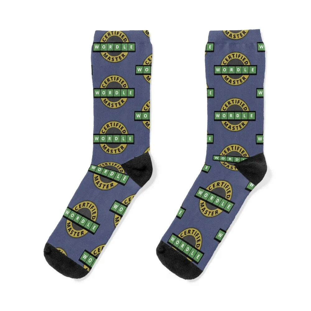 

Certified Wordle Master Socks gift set Rugby fashionable Men Socks Luxury Brand Women's