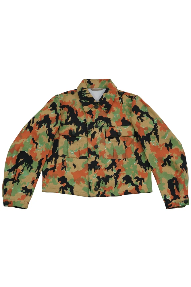 GUCF-010 Wwii Duitse Elite Leibermuster Camo M45 Veld Tuniek