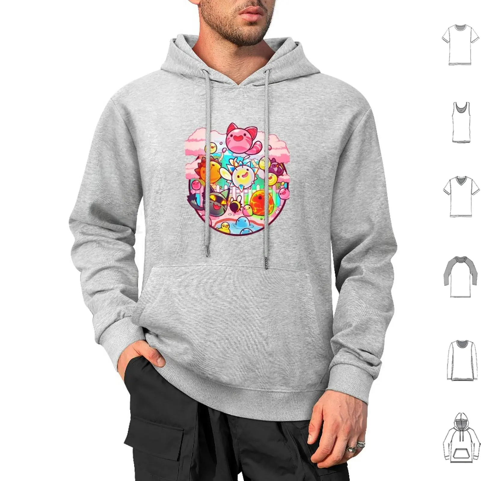 Slime Rancher All In One Hoodie cotton Long Sleeve Minimalistic Minimal Slime Rancher 2 Circle Cute Slime Rancher