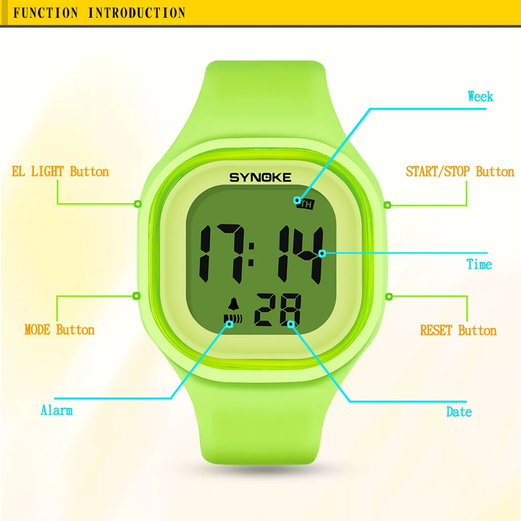 UTHAI CE05 Модные мужские часы для отдыха и моды, водонепроницаемые красочные ночники, женские часы, силиконовые часы для пар, женские часы