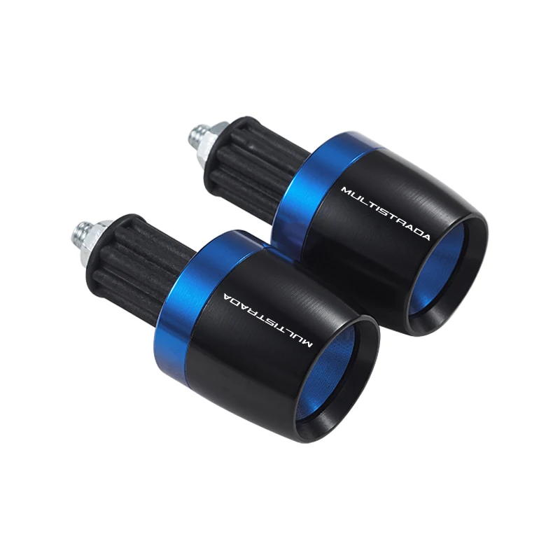 Para Ducati Multistrada 950 1100 1200 1200S/GT 1260 S V4S V4 V2 V2S empuñaduras de manillar de motocicleta extremos tapa de manillar tapón final