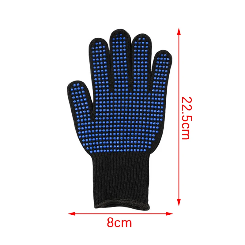 Heat Resistant Glove Hair Straightener Perm Curling Hairdressing Heat Resistant Finger Glove Styling Tool Thermal Styling Gloves