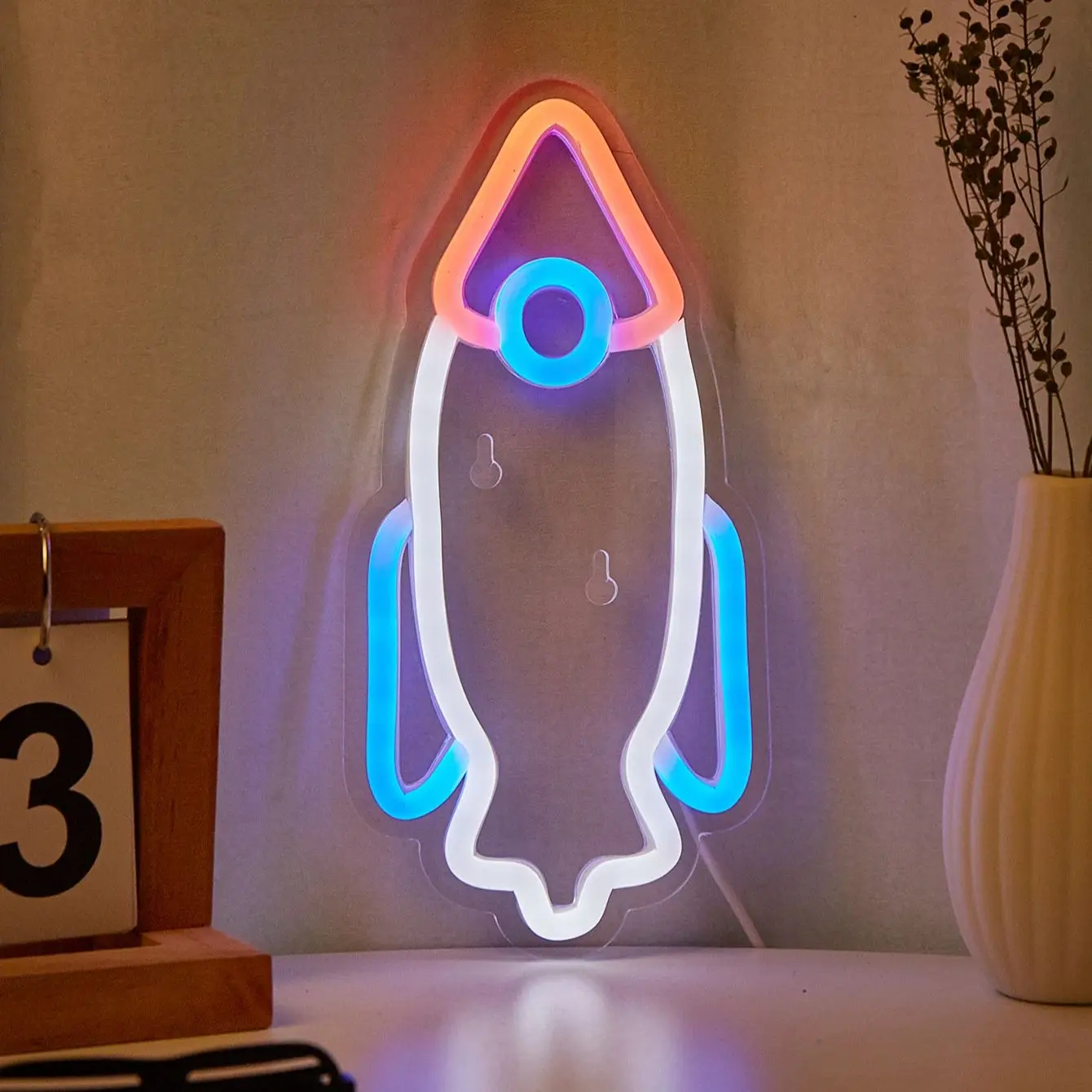 

Светодиодная неоновая вывеска Chi-buy в форме ракеты с питанием от USB, ночник, подходит для спальни, свадьбы, Хэллоуина, Дня благодарения, Рождества