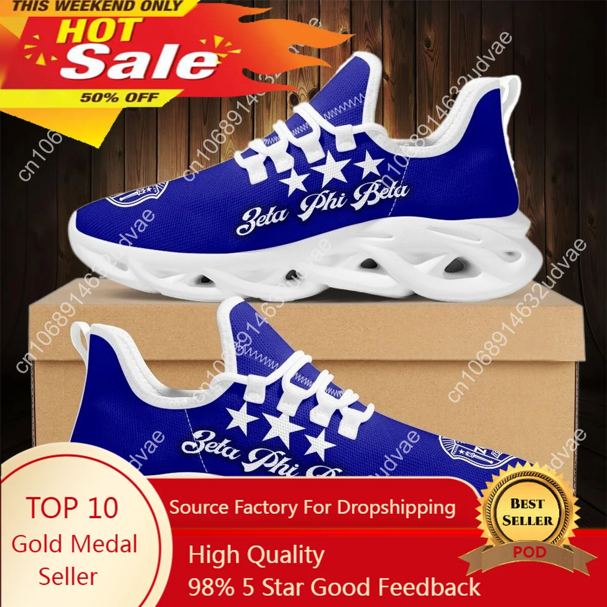 

New Professional Running Shoes Zeta Phi Beta Printed Cushion Running Wears Women Men Anti Slip Walking Sneakers Hot