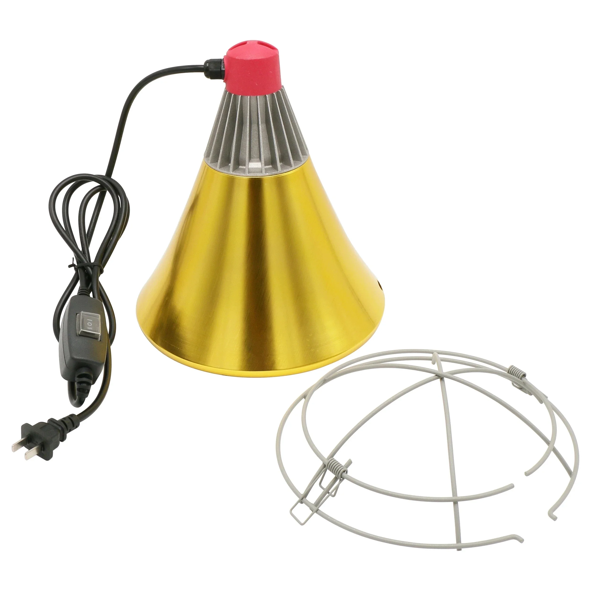 E27 Infra Red Heat Lamp Holder With Bulb Pet Heating Lampshade Brooder Poultry Piglet Chicks Lambs Light For Farm Bulb Optional