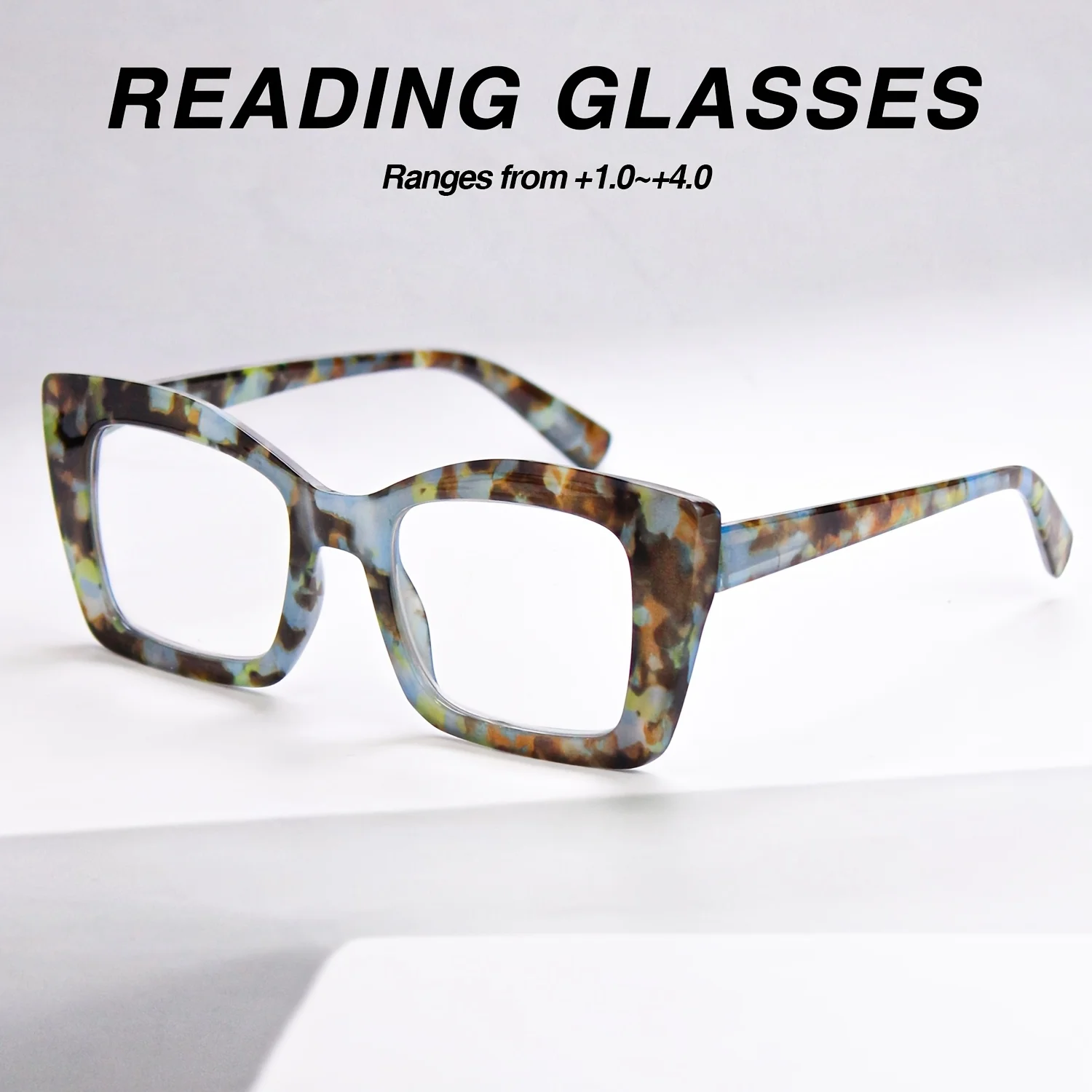 Printed Spring-Hinge Reading Glasses Set — product information 5