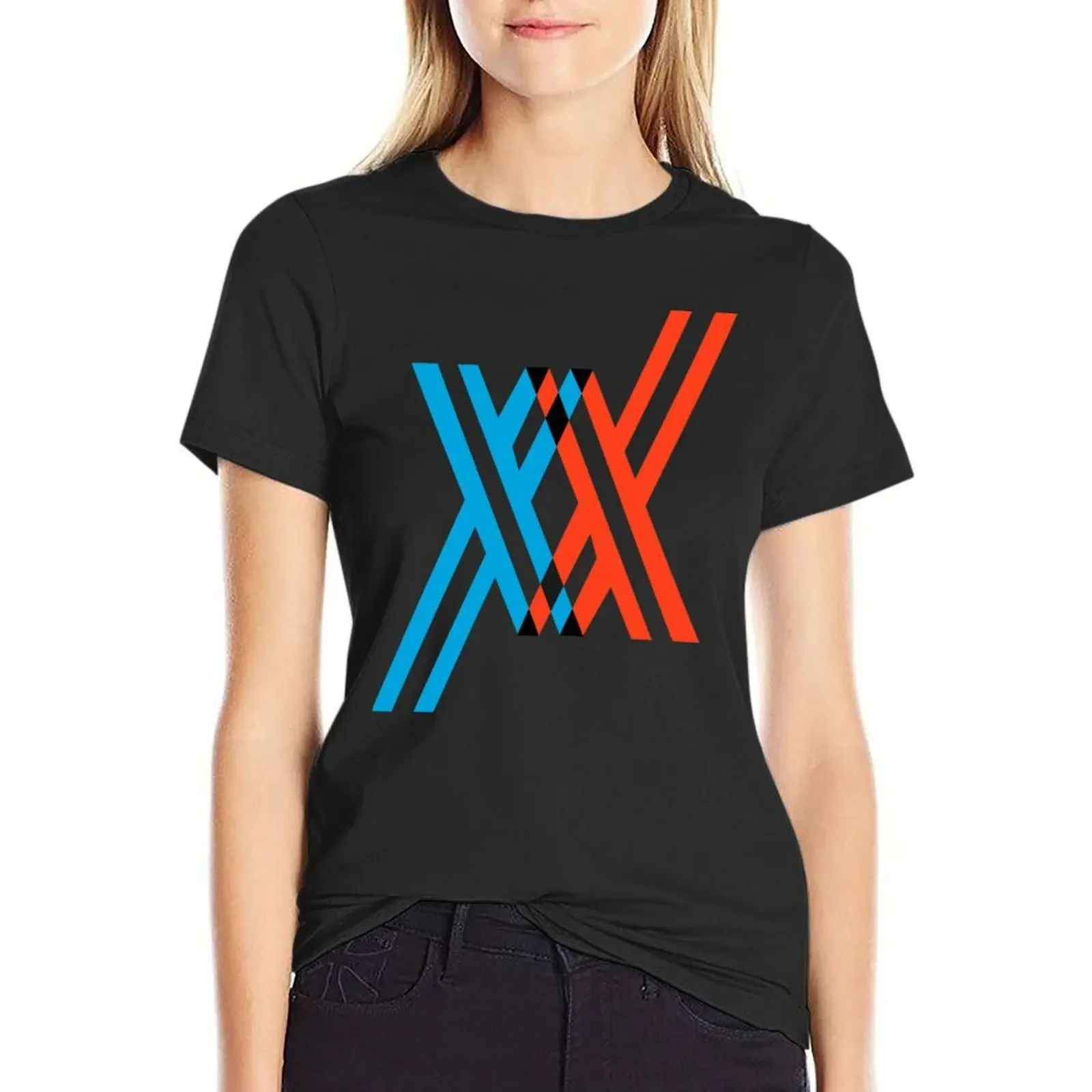 

DARLING in the FRANXX Essential T-Shirt animal print shirt for girls Female clothing vintage clothes graphic t-shirts for Women
