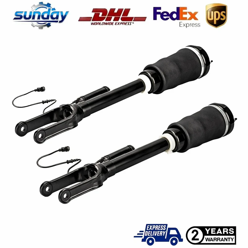 2x Front Air Suspension Struts 1643204313, 164320431360, 164320431380 for Mercedes Benz GL320 2007 - 2009,GL350 2010 - 2012,ML