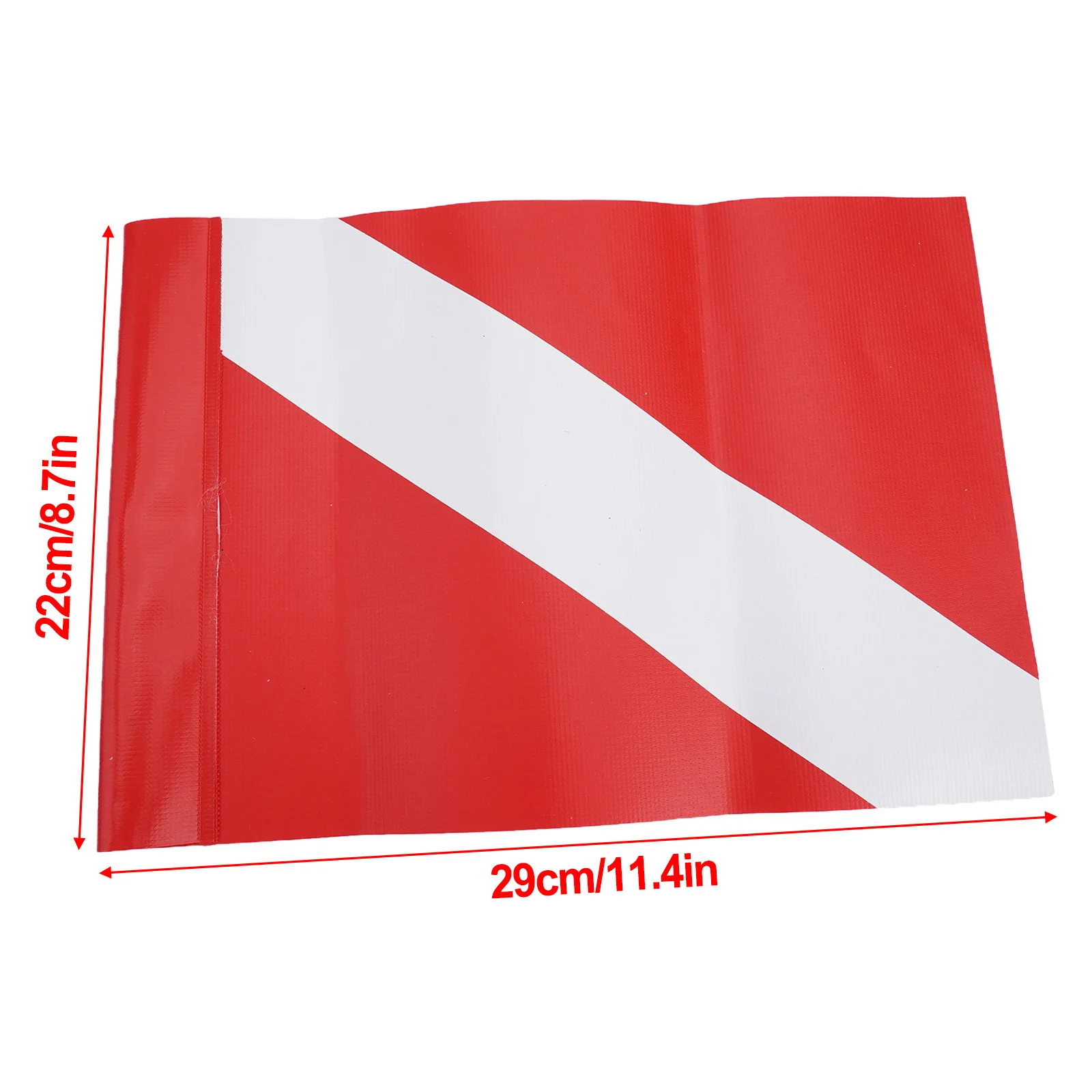 Product Name Dive Flag Specifications PVC Waterproof Banner Float Flag High Visibility Long Service Life Bright S Diving Flag