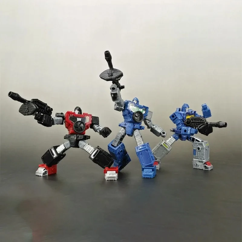 Hasbro Transformers Generations War for Cybertron Refraktor, equipo de reconocimiento, paquete de 3 figuras de acción, modelo de juguete, regalo para niño