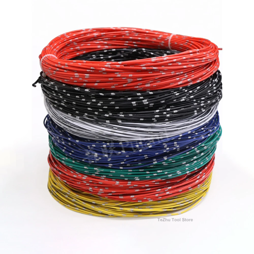 0.5mm² Automotive PVC Wire Auto Modification Cable Thin Wall Flexible Line Car Wire Modification Line Multiple Colors