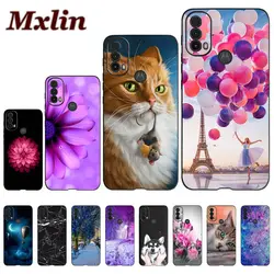 For Motorola Moto E40 Case Black Silicone Shockproof Cover For Motorola Moto E30 Funda MotoE30 MotoE40 E 40 E 30 Coque Soft Capa