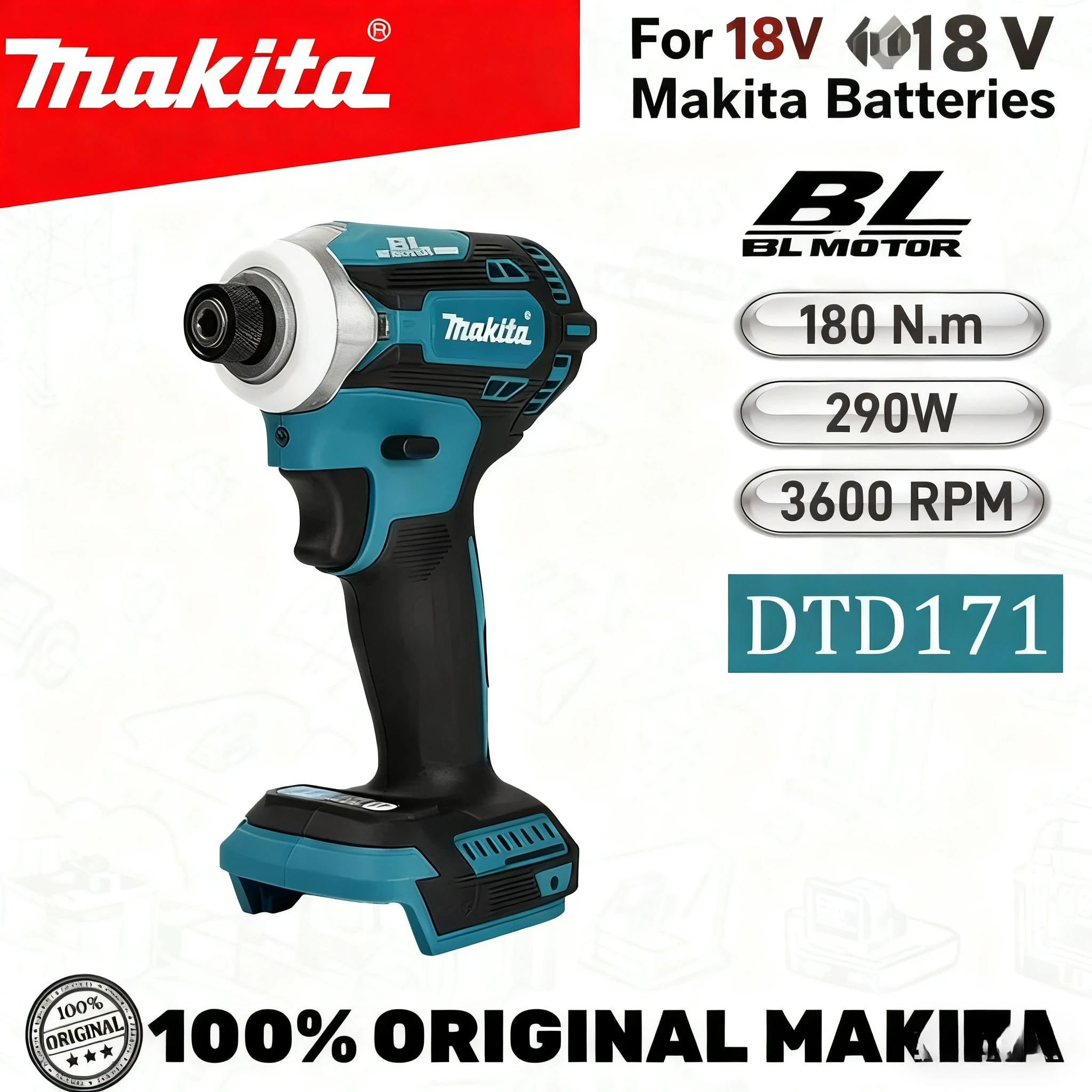 Makita DTD171 18V C… - image