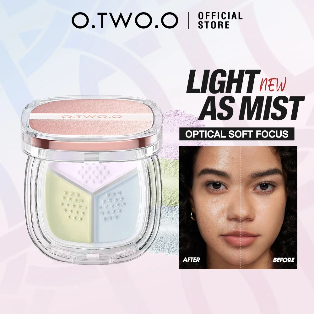 Invisible Pore Setting Powder Oil Control Mattifying Long Lasting Loose Powder For Shine Free Smooth Skin