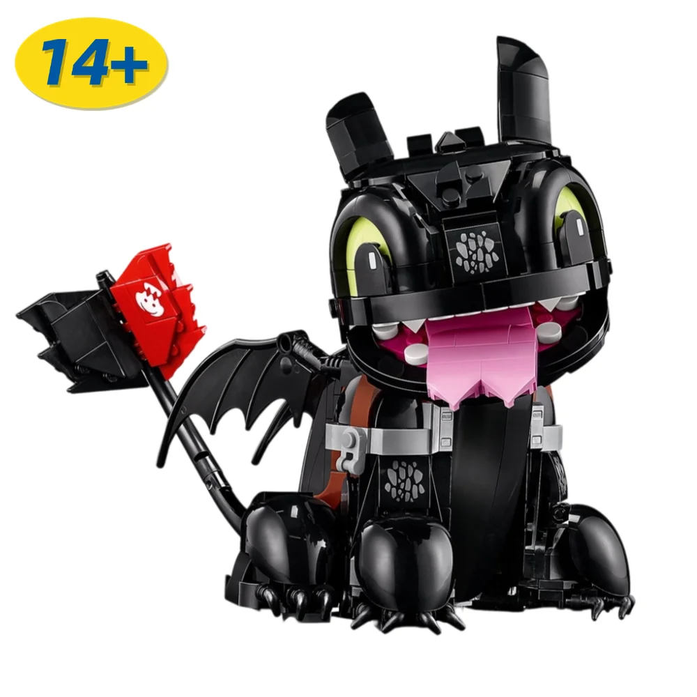 784 قطعة التنين الأسود الجديد تجميعها اللبنات الحلي البلاستيكية 10375 التعليمية هدية الكريسماس للأصدقاء البالغين