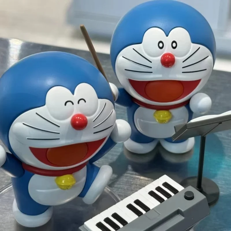 Echte 52toys Doraemon Blind Box Concert Robot Kat Pop Meisje Speelgoed Figuur Ornament Verjaardag Kerstcadeau Speelgoed Hot