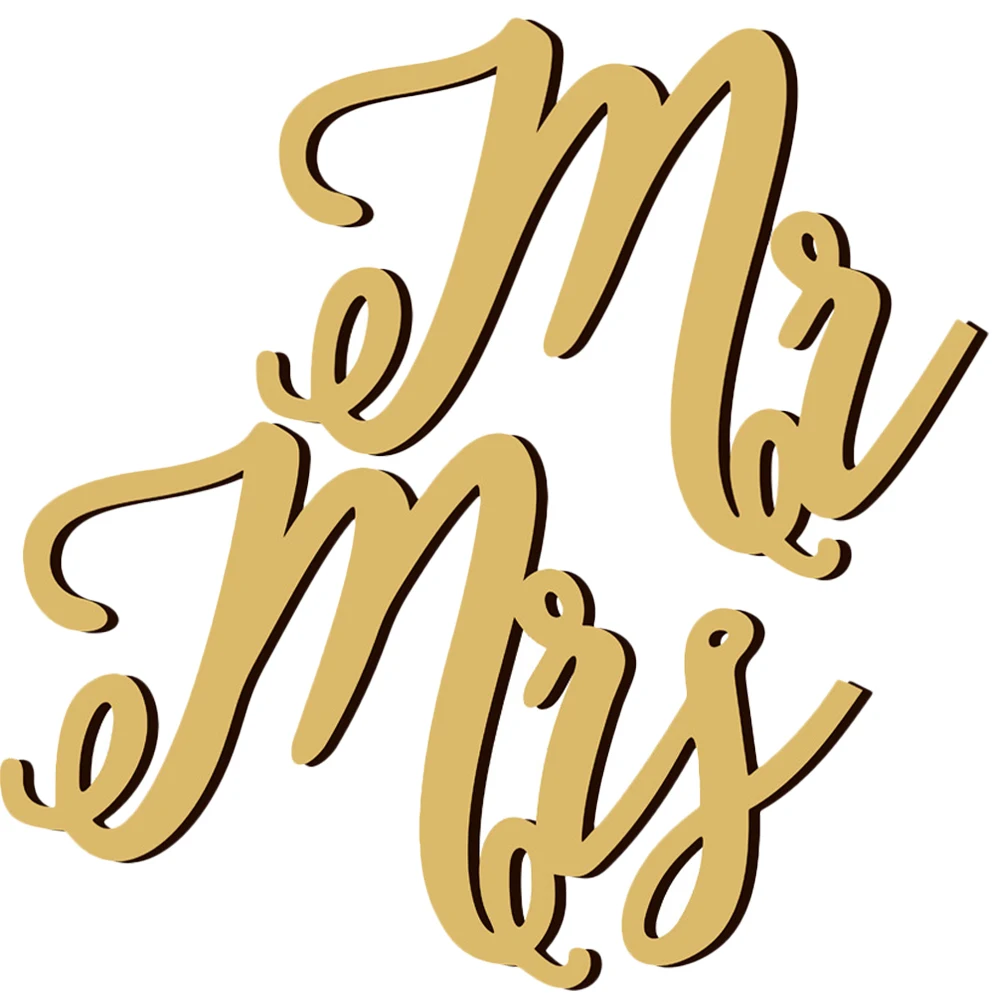 

Wedding Decoration Hanging Signs Wood Craft Lightweight Valentine Party Ornament Chair Sign DIY Decor Wedding Wooden