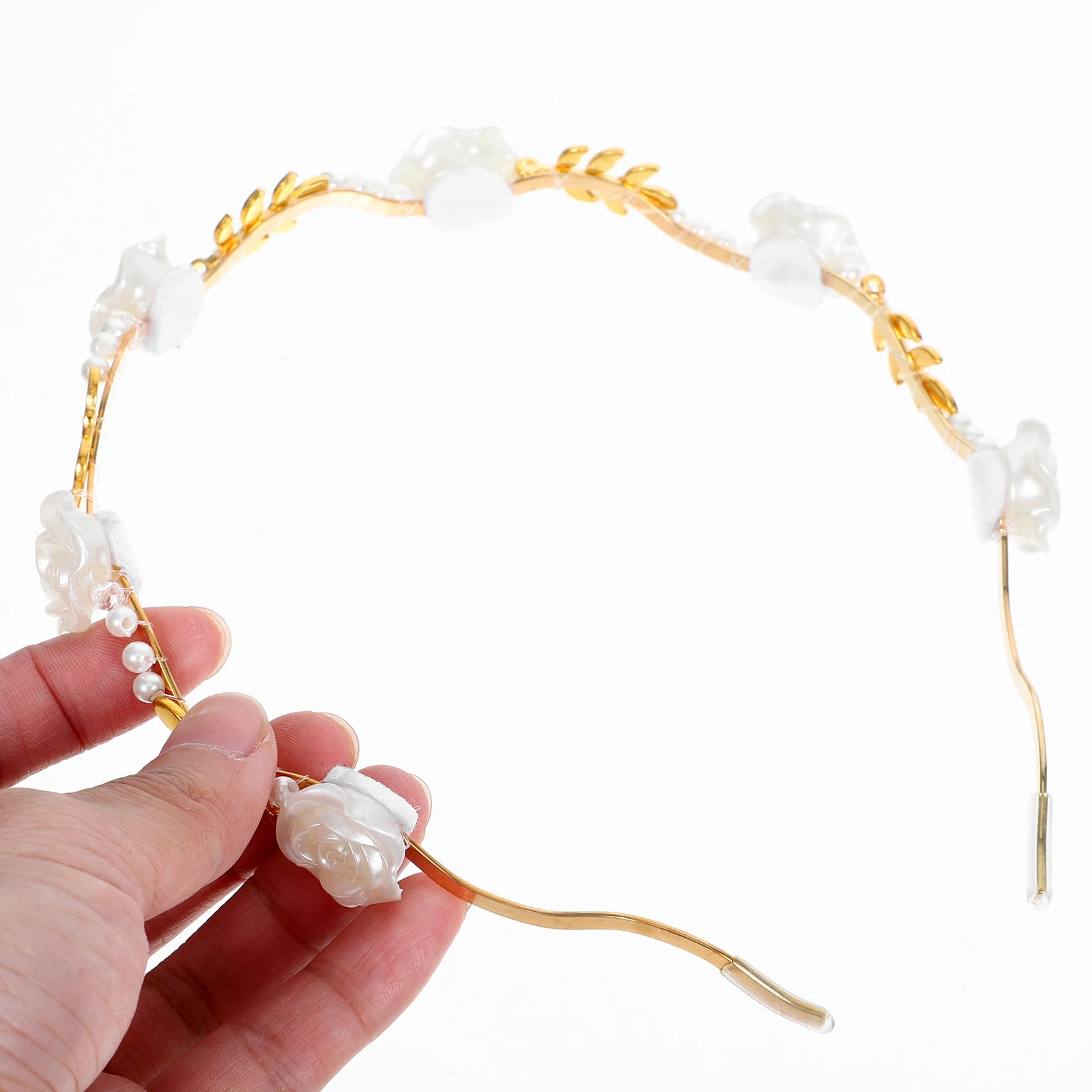 

2Pcs Rose Hairbands for Women Classic French Design Hair Accessories for Styling and Exercise Rose Headband Red White Colors