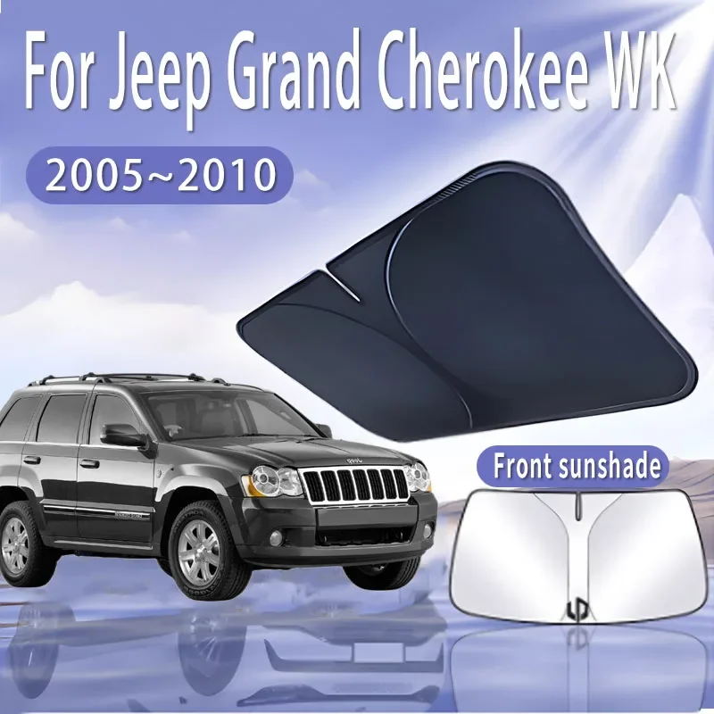 

Car Sun Visor For Jeep Grand Cherokee WK 2005~2010 Front Windshield Sunshade Heat Insulation Summer Cooling Auto Accessories