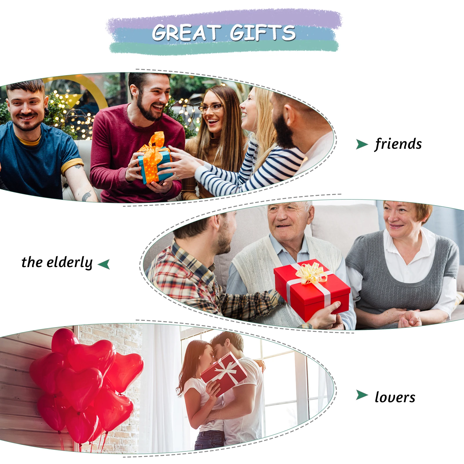 

4Pcs Exercise Handle for Resistance Band Heavy Duty Pull Rope Fitness Cable Attachment Lightweight Portable Grip for Arm Muscle