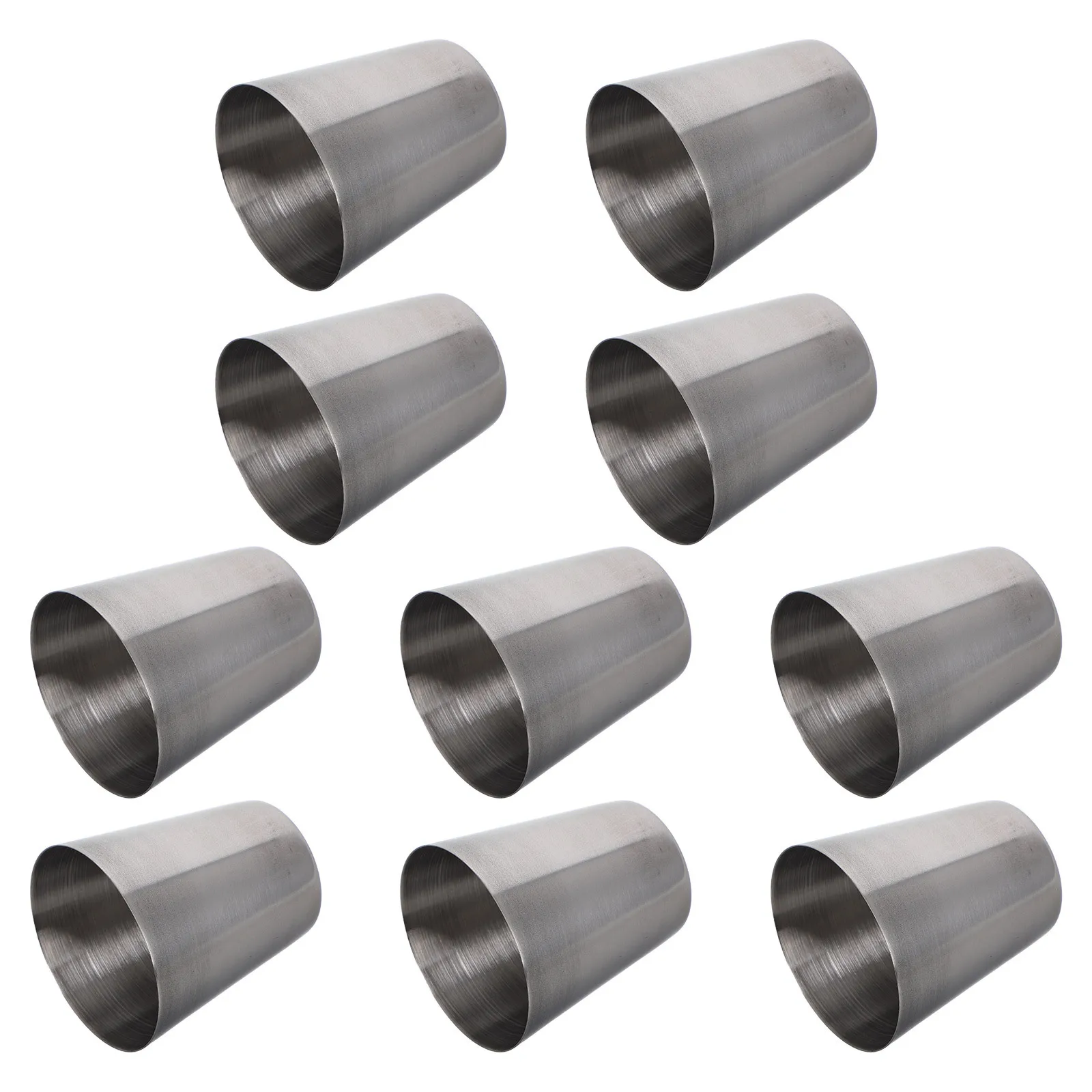 

10Pcs Stainless Steel Religious Communions Cups Stackable Compact Holy Water Cups Church Use Convenient