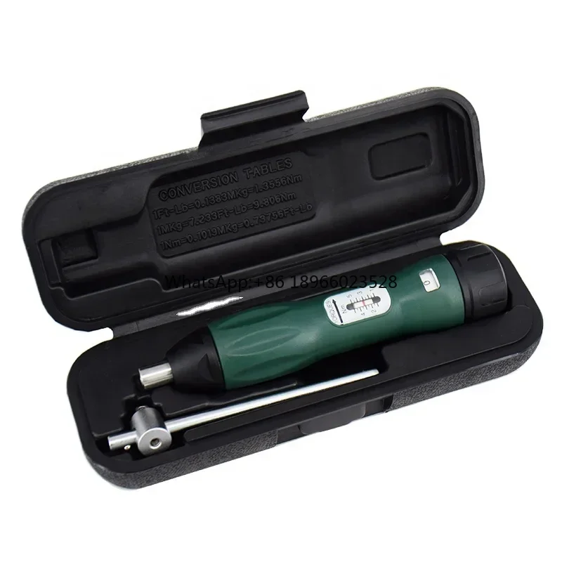 High exactness adjustable torque range 0.4-10NM 1/4 inch hex hole torque wrench screwdriver bike repair manual tool