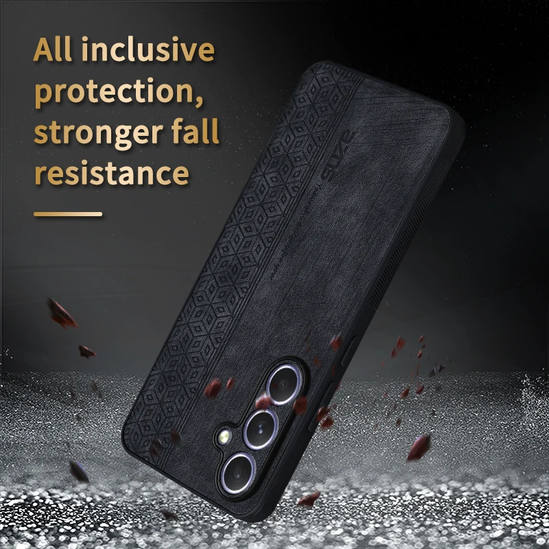 For Samsung Galaxy S25 Чехол для back cover Skin Feel Shockproof Matte Leather Case Soft Funda For Samsung Galaxy S25 PLus Ultra