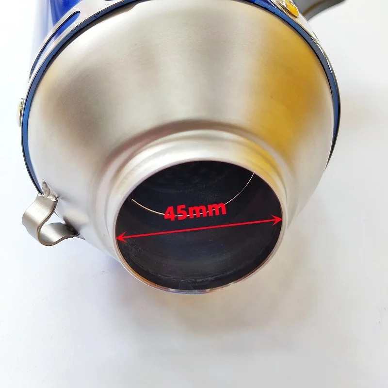 STLF JPM 230F دراجة نارية العادم تعديل الفولاذ المقاوم للصدأ عالية الأداء الخمار العادم الأنابيب نظام العادم الكامل الخمار P #5