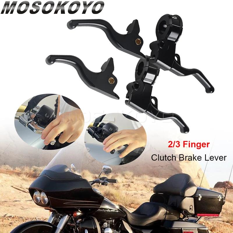 Shorty Clutch Lever Brake Lever Motorcycle Accessories For Harley Touring Electra Glide Classic FLHTC FLHTCU/I 08-13 Standard