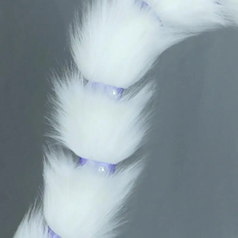 เครื่องแต่งกายสุนัขจิ้งจอกที่ยืดหยุ่นได้ 49MF สำหรับชุดอนิเมะคอสเพลย์ชุดคอสเพลย์ชุดฮัลโลวีนคริสต์มาสปาร์ตี้ฮัลโลวีนยาว