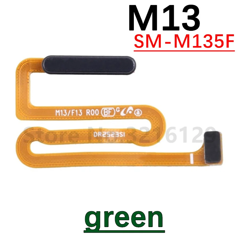 Power Home Button Menu Return Key Fingerprint Touch ID Recognition Sensor Flex Cable For Samsung Galaxy M12 M13 M14 5G