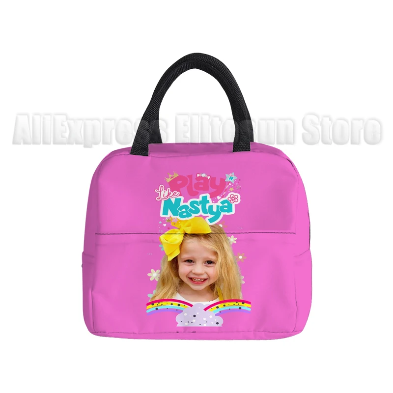 Nasya-fiambrera con aislamiento térmico para niños, bolso de mano portátil, enfriador, paquete de hielo, comida, Picnic