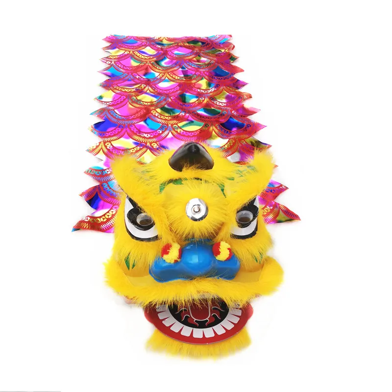 Chinese Traditional Costume Children Lion Dance Lion Dance Props Lion Dance Package School Performance Props