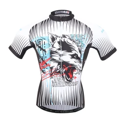 Cycling Jersey for Mens,Short Sleeve Summer Quick-Dry Breathable Bicycle Riding Wear,MTB Roading Biking T-Shirt with Full Zipper