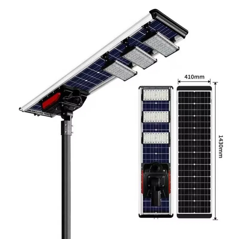 

Bes-selling High Quality 80W Outdoor Fence High Lumen Solar LED Street Lamp With Battery Power Supply IP66 Rating