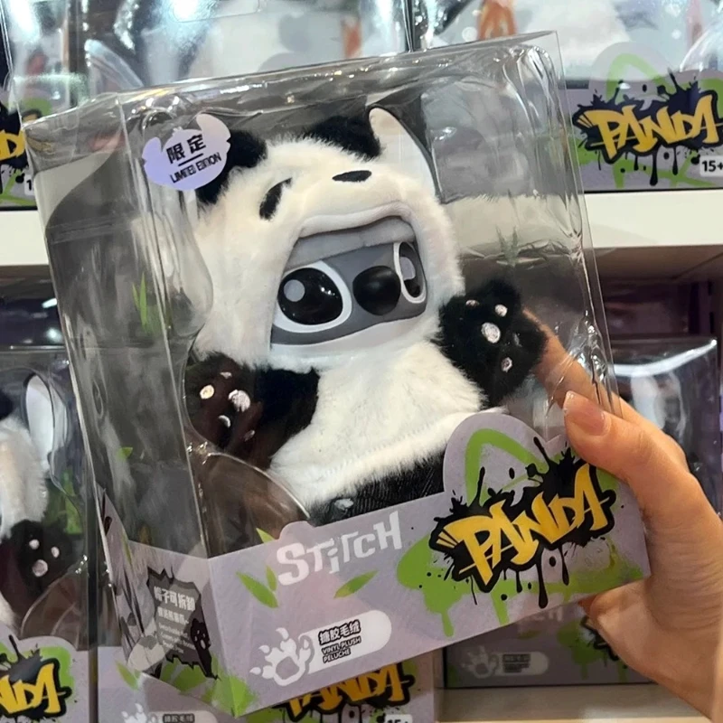 Stitch GenZ Street Series Panda vinilo felpa tarjeta colgante lindo Stitch Anime figura sorpresa bolsa colgante recoger llavero juguete para regalo