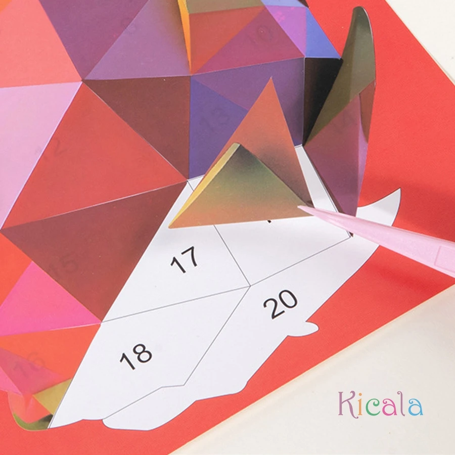 3D Geometryczne Puzzle Naklejki DIY Zabawki Edukacyjne dla Dzieci Dopasowywanie Zwierząt i Pojazdów Kreatywna Zabawka Edukacyjna dla Maluchów