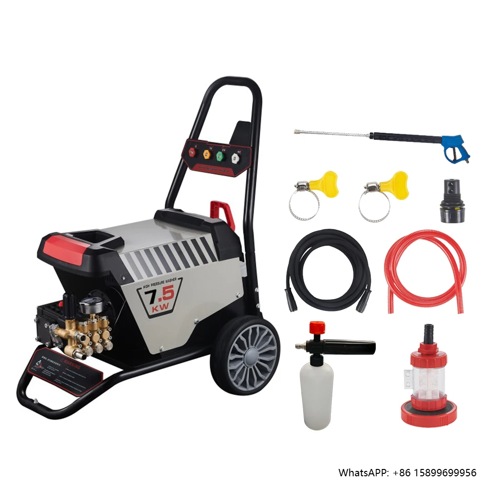 

Professional 7500W Fully Automatic High Pressure Jet Cleaner Machine for Car Wash Shops with Engine Pump Motor Core Components