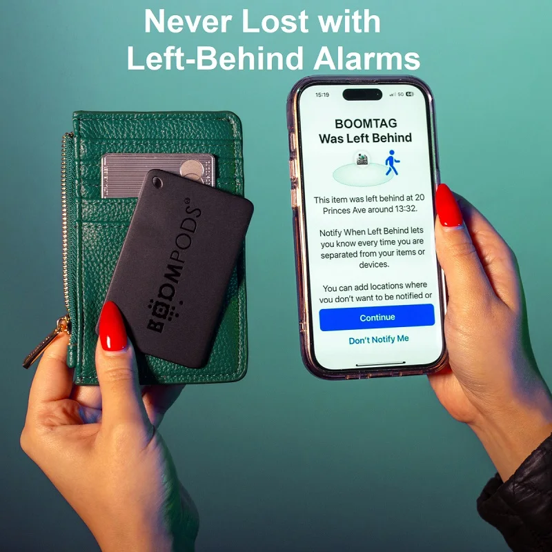 Smart Airtag Card GPS Tracker Works With Apple Find My Anti-Lost Locator For Passport Wallet Waterproof IPX7 3-Year Battery Life