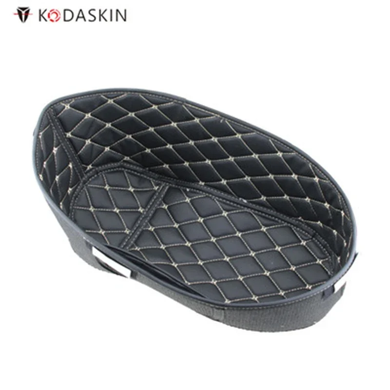 Motorcycle PU Rear Trunk Cargo Liner Protector Seat Bucket Pad for Vespa gts300 Sprint125 Primavera150 GTS 300 HPE accessories