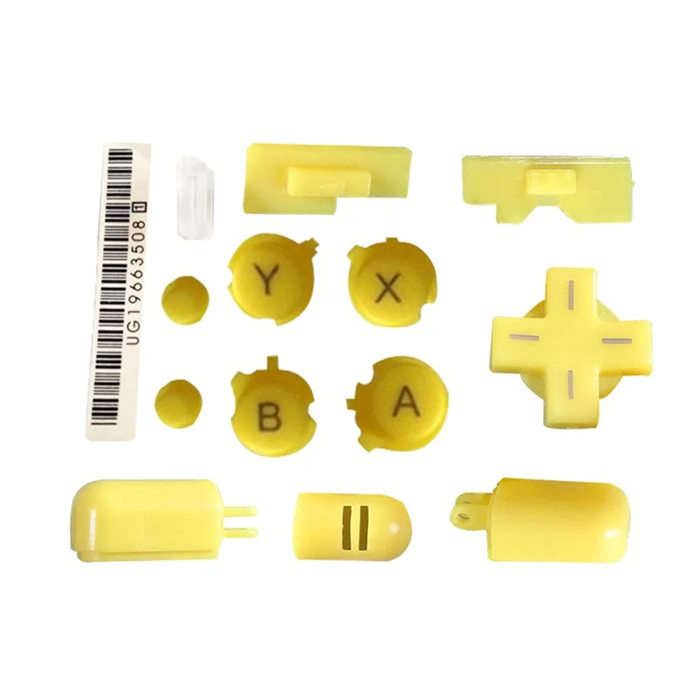 ปุ่มเชลล์สำหรับตัวเครื่องแบบเต็มพร้อมสติกเกอร์สำหรับคอนโซลแบบ NDS Lite แป้นคีย์แทนที่แบบไขว้สำหรับ NDSL