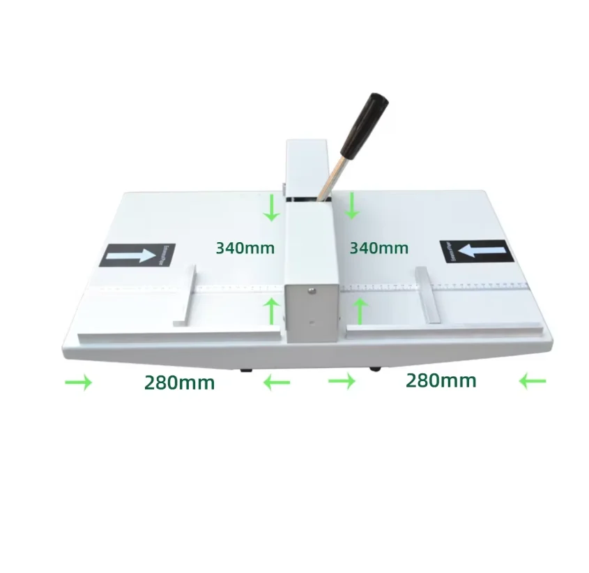 

340mm Manual Dotted Line Indentation Machine Paper Creasing & Folding A3 A4 Format Dot Marking Paper Processing Machinery